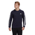 Felpa blu girocollo adidas Essentials French Terry 3-Stripes, Abbigliamento Sport, SKU a721000049, Immagine 0